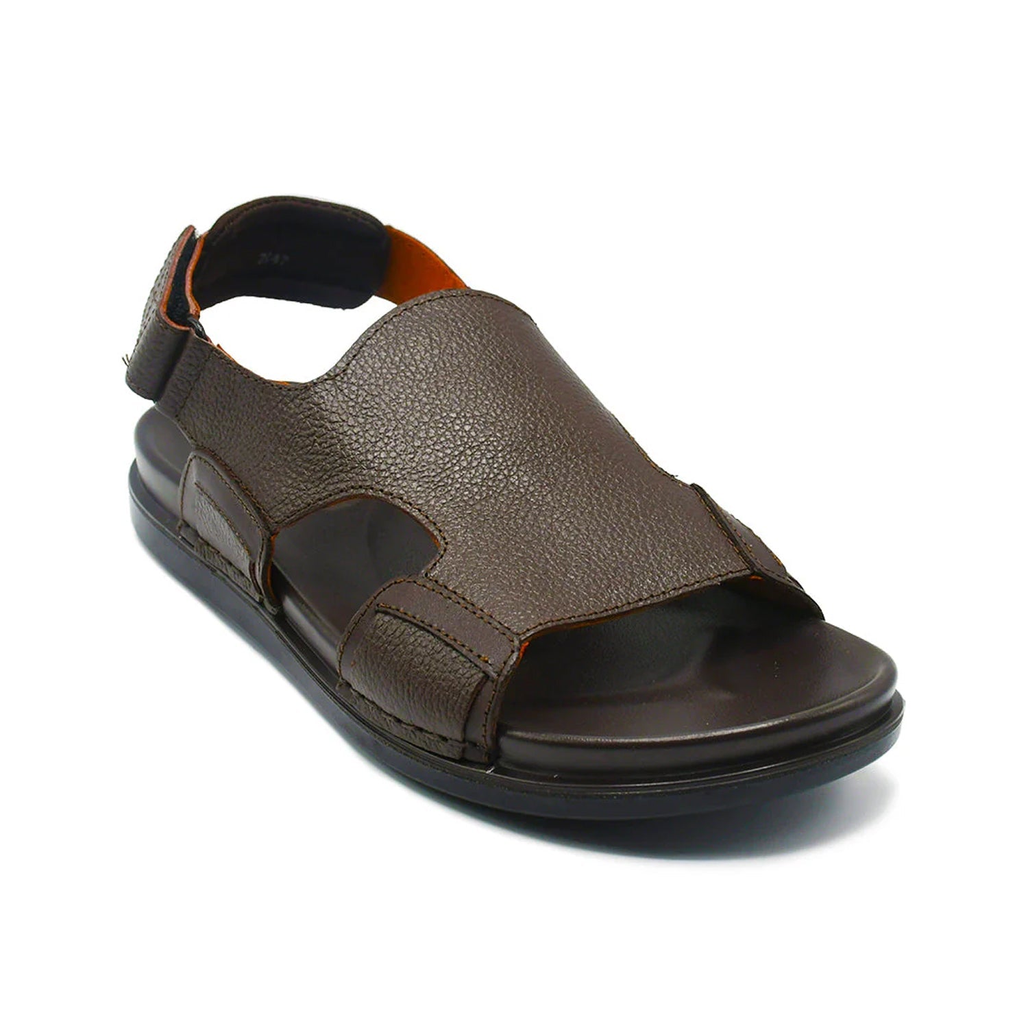 LEATHER SANDAL AR-105 BROWN