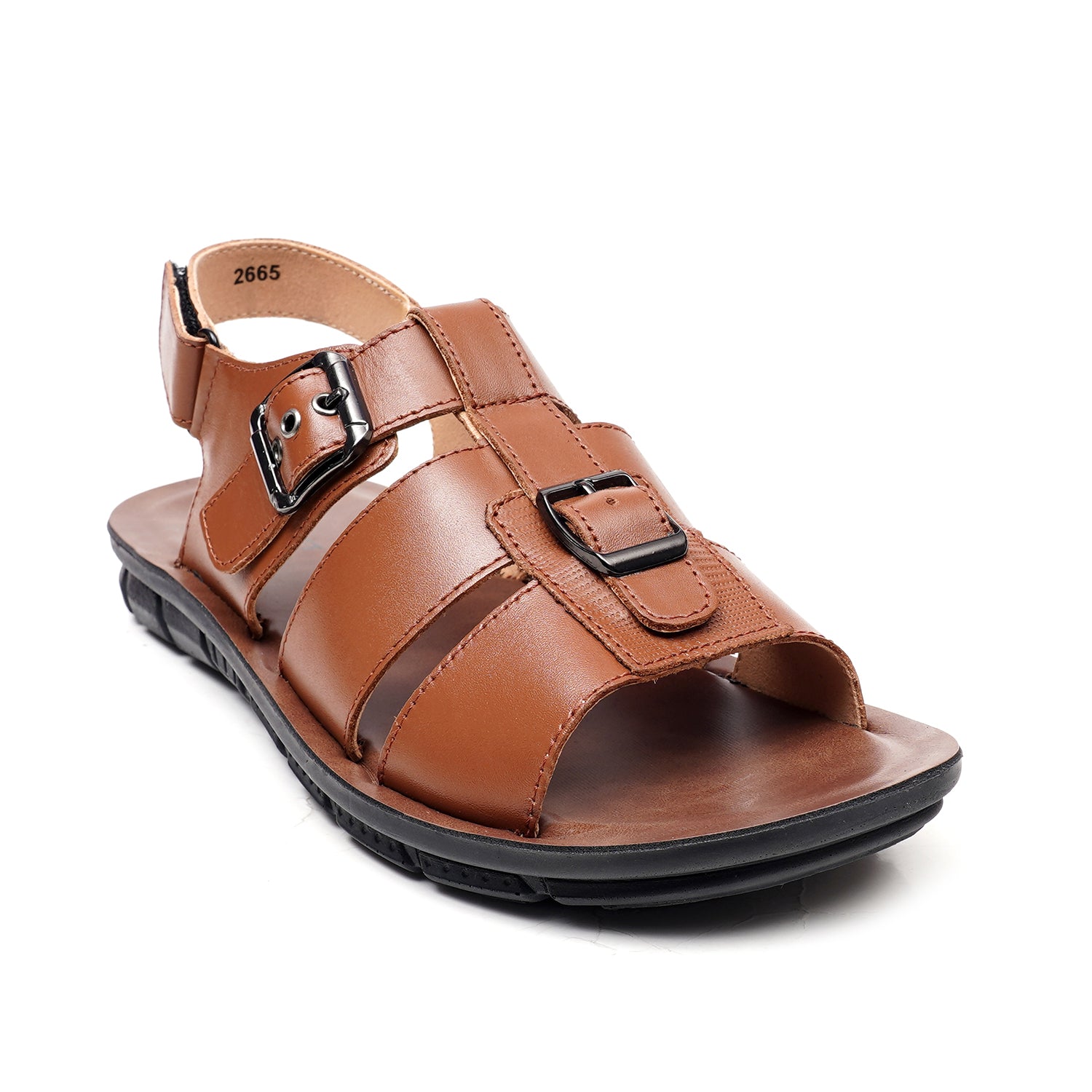 LEATHER SANDAL - AK-115 TAN
