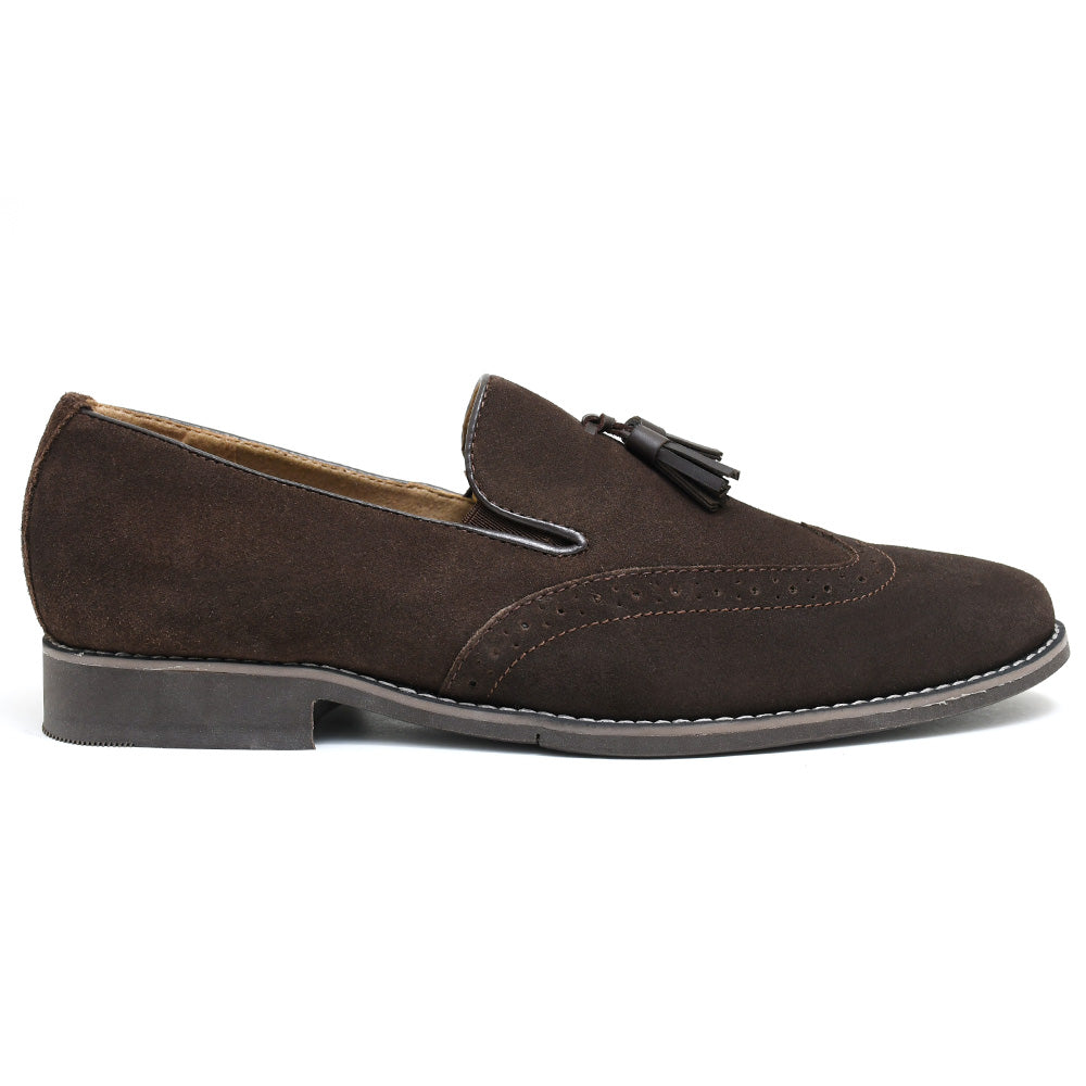 LEATHER SHOES - GARNIZO-022 BROWN