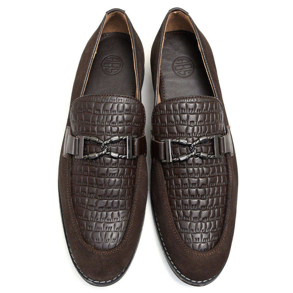 LEATHER SHOES - GARNIZO-023 BROWN