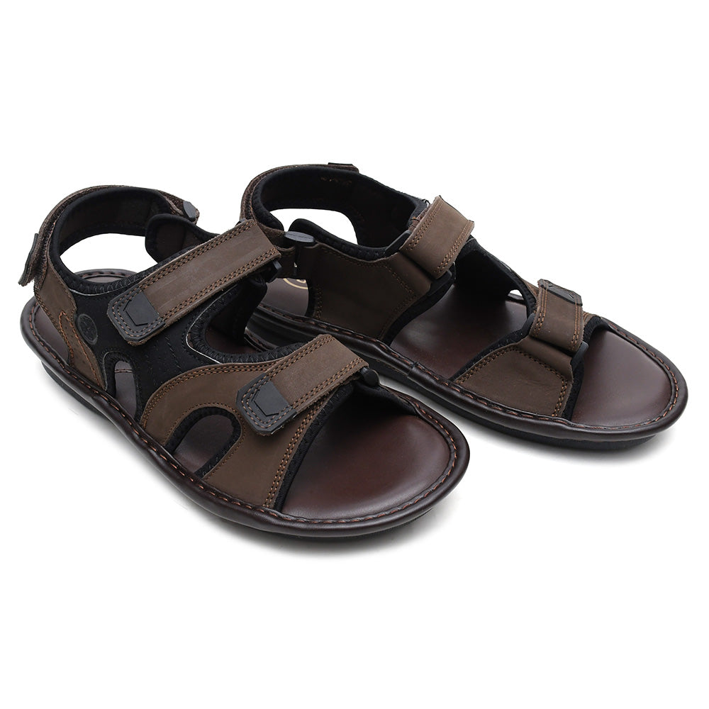 LEATHER SANDAL - SOFT-104 EXPRESSO