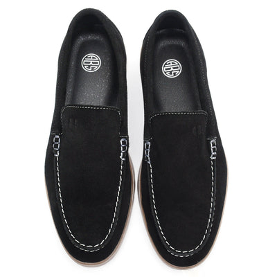 LEATHER SHOES - LBY-003 BLACK