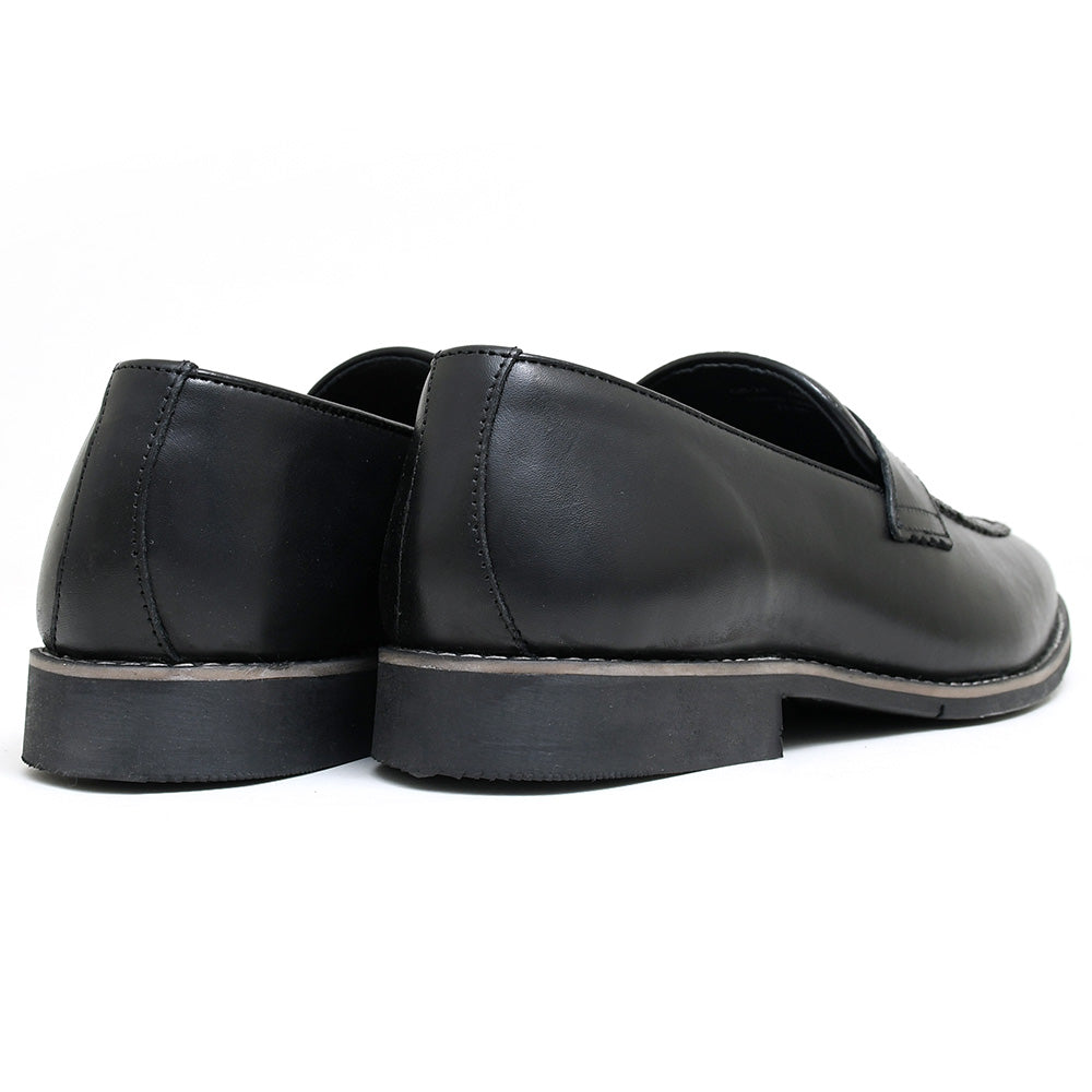 LEATHER SHOES - GR-024 BLACK
