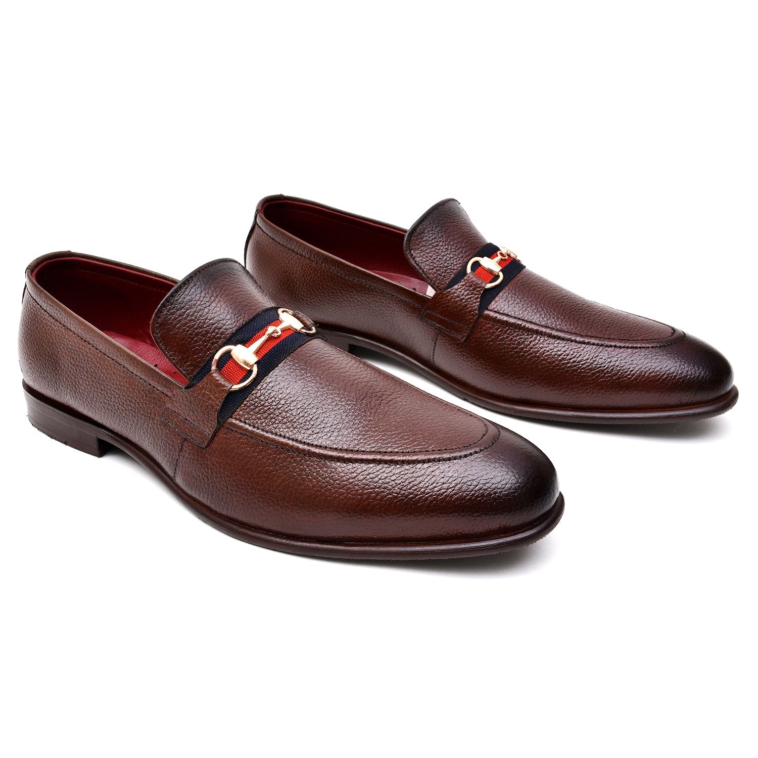 LEATHER SHOES - FC-1-1-8013 BROWN