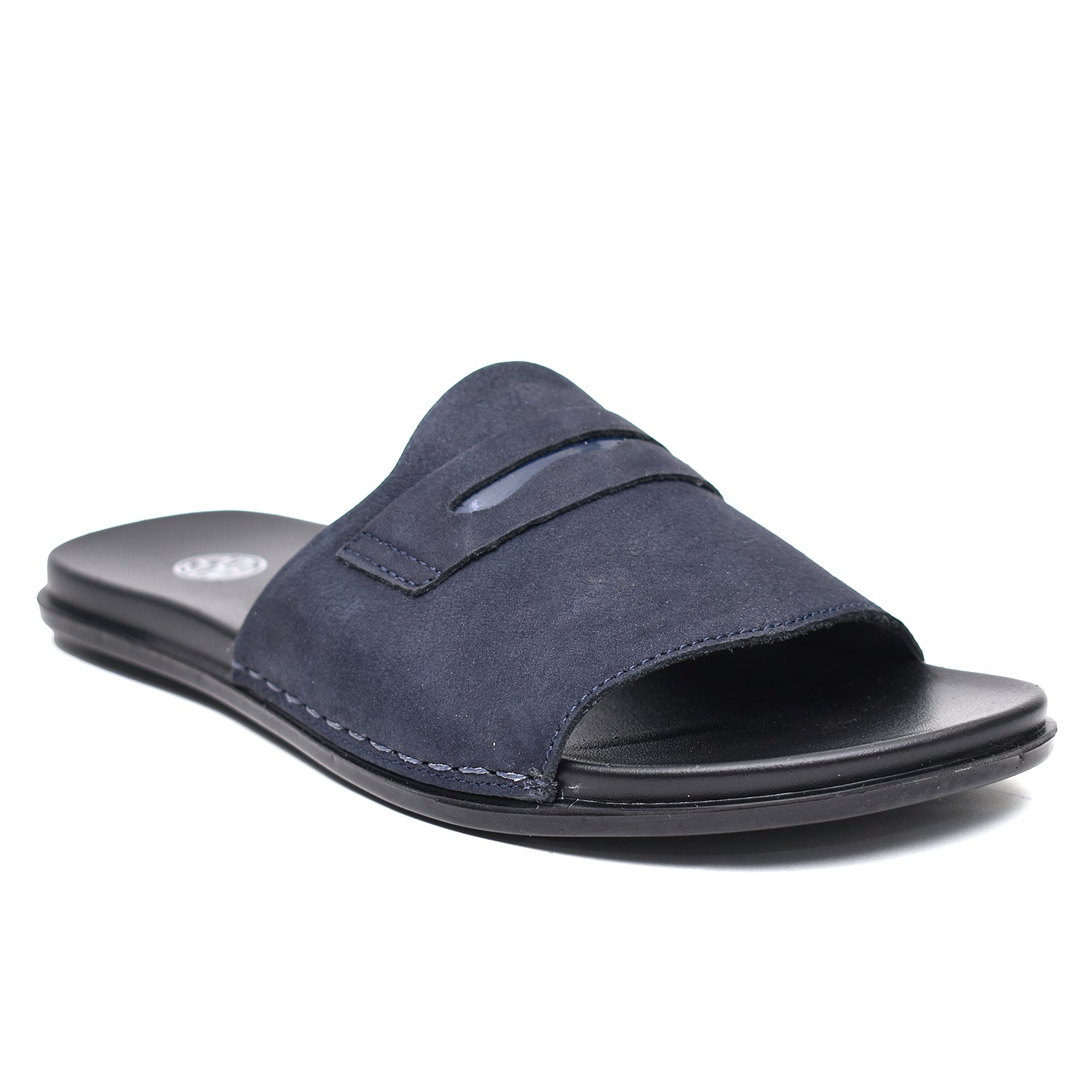 LEATHER SLIPPER - CHM-011 BLUE