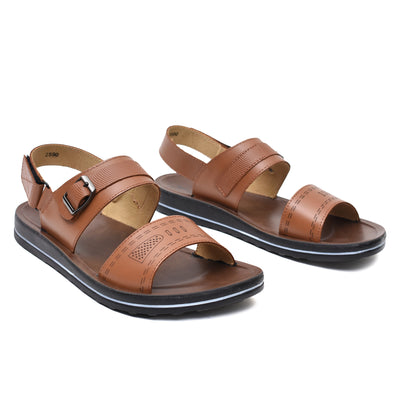 LEATHER SANDAL -WA-1842 TAN