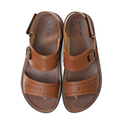 LEATHER SANDAL -WA-1842 TAN