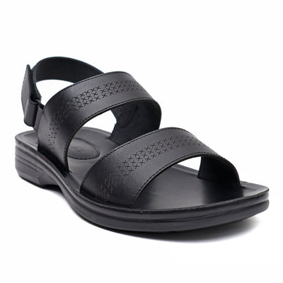 LEATHER SLIPPER - VO-651 BLACK