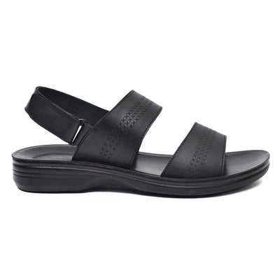 LEATHER SLIPPER - VO-651 BLACK