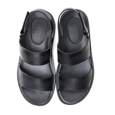 LEATHER SLIPPER - VO-651 BLACK