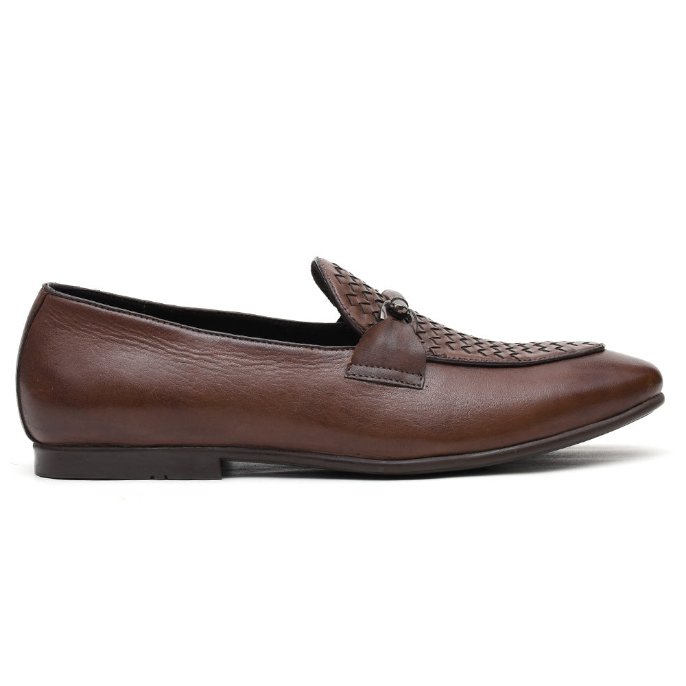 LEATHER SHOES - MICHAEL-102 BROWN