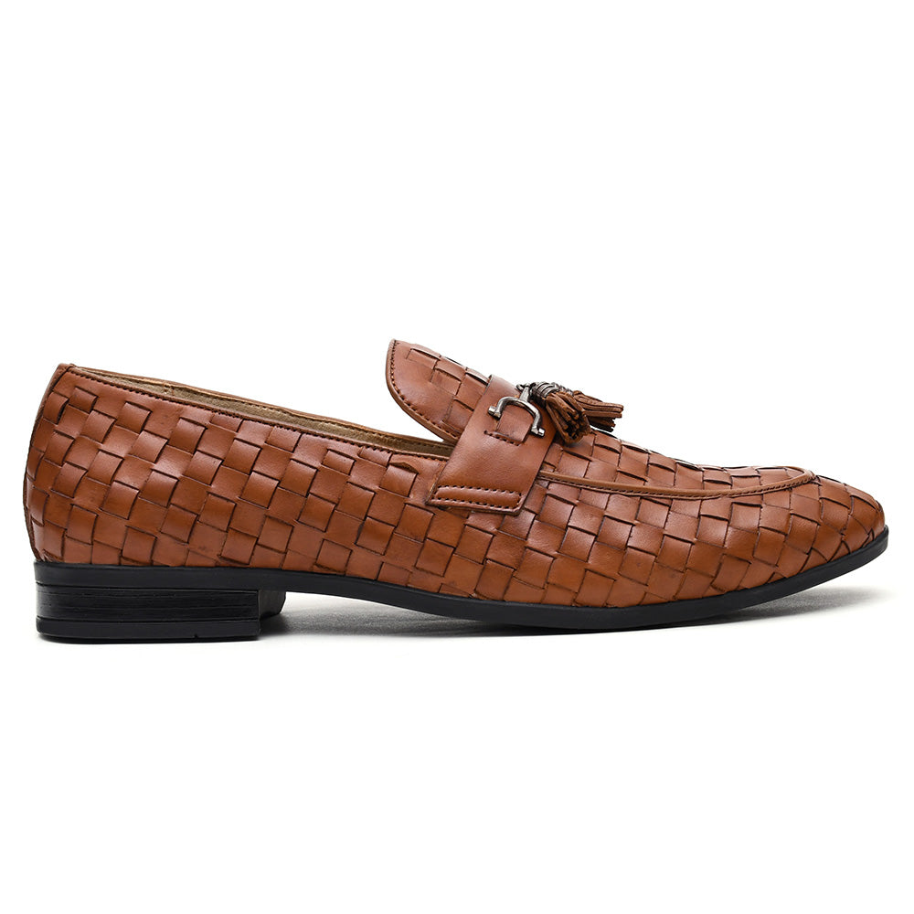 LEATHER SHOES - NCF-20  TAN