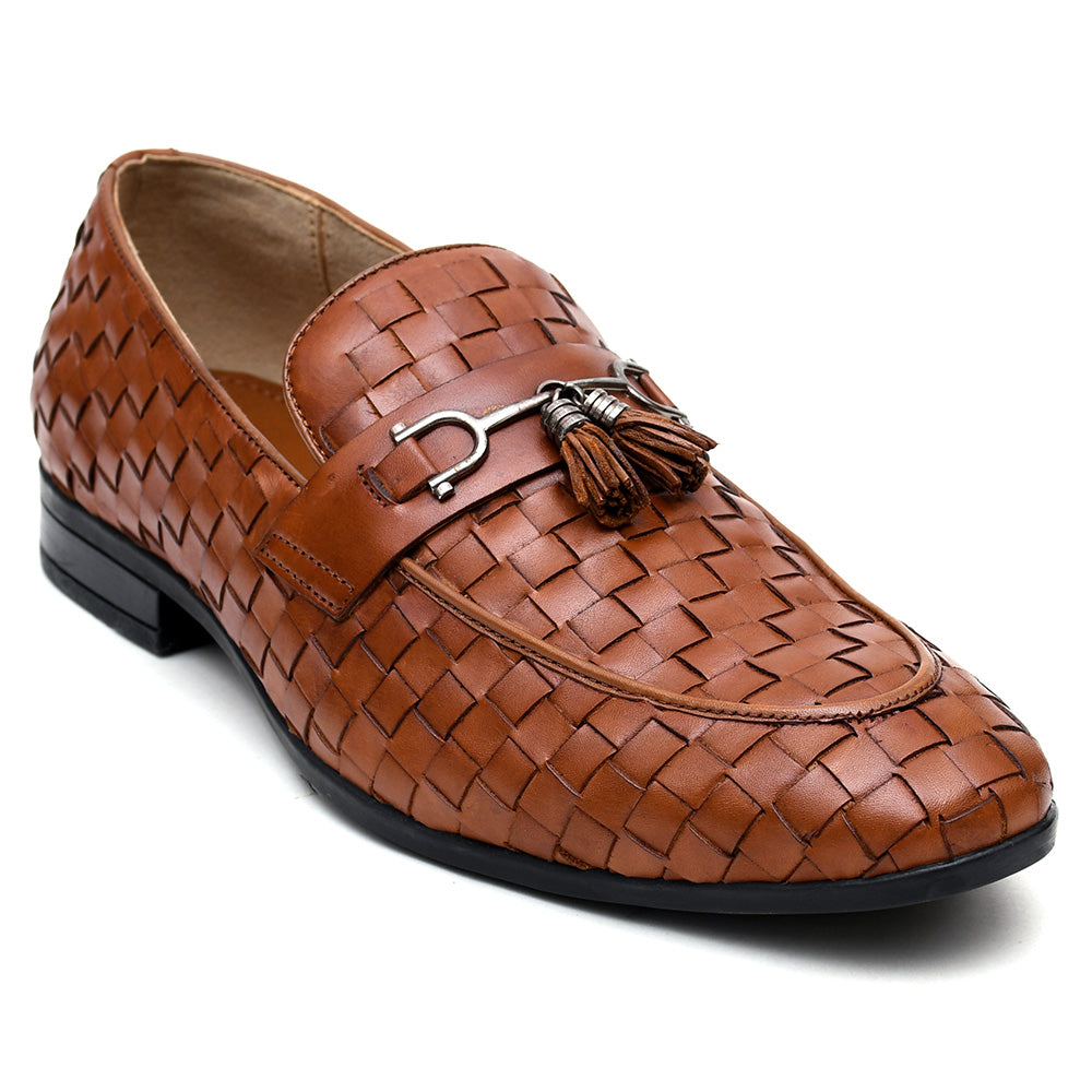 LEATHER SHOES - NCF-20  TAN