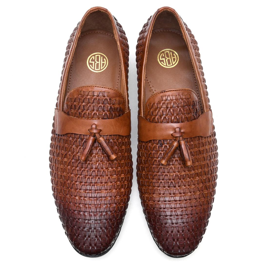 LEATHER SHOES - NCF-021 TAN