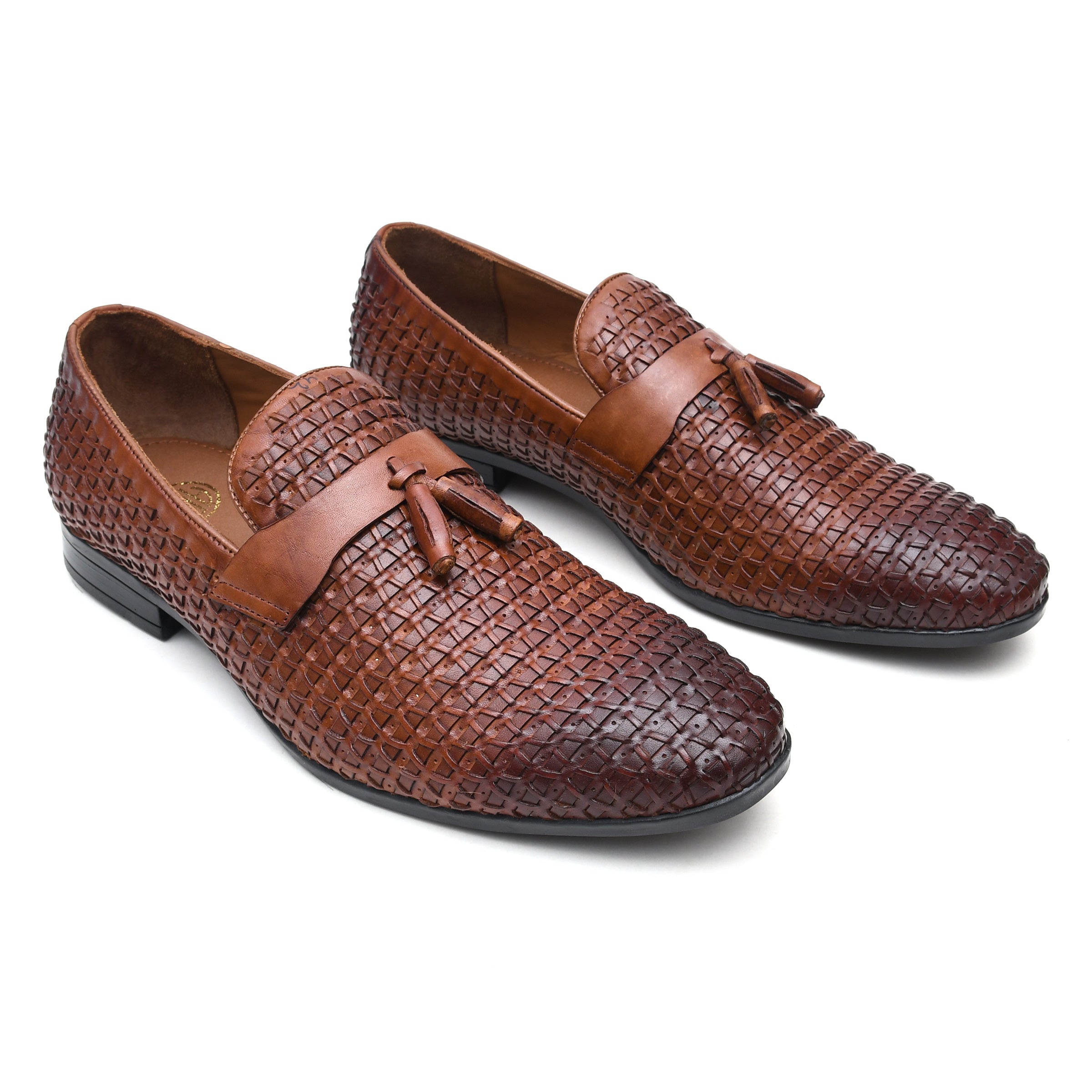 LEATHER SHOES - NCF-021 TAN