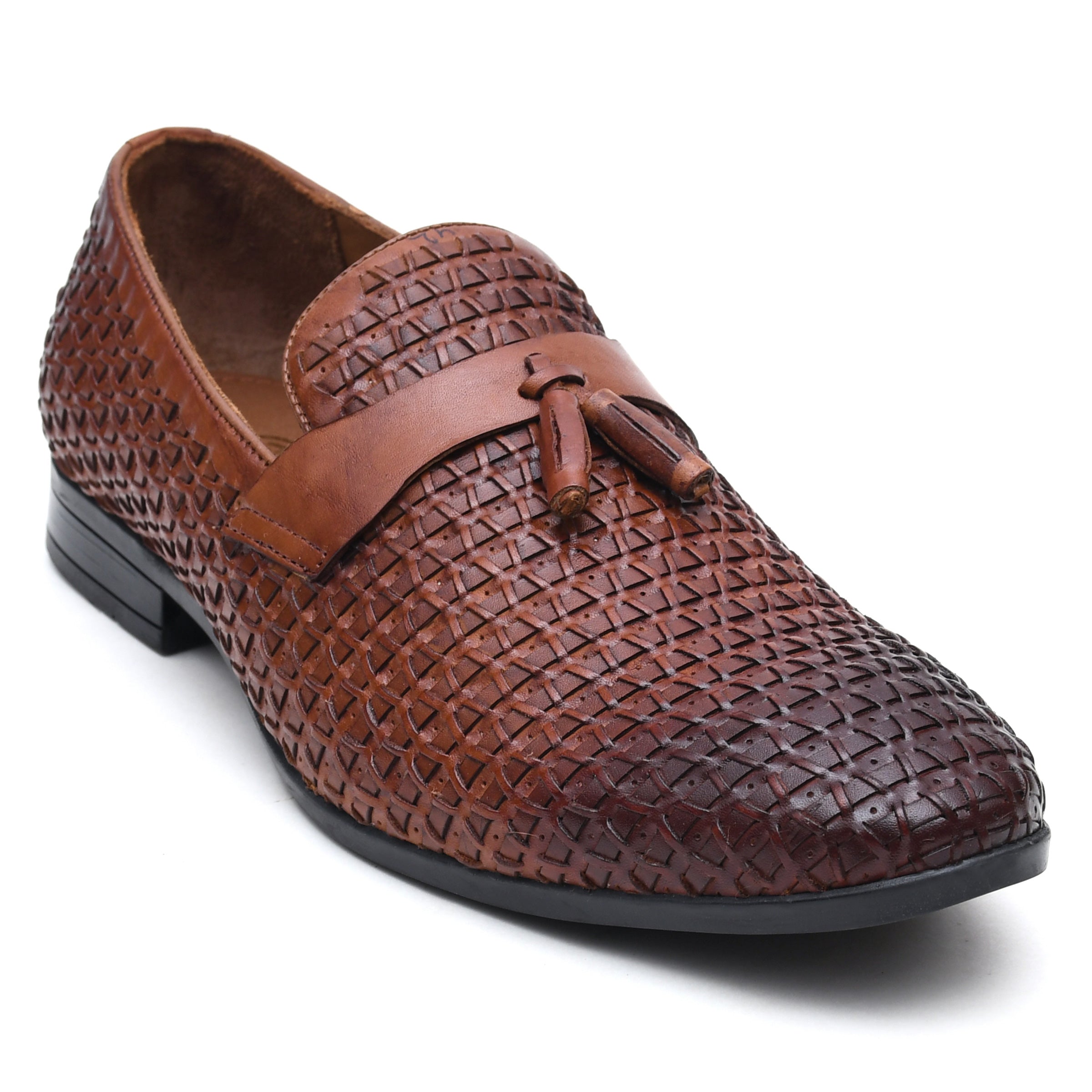 LEATHER SHOES - NCF-021 TAN