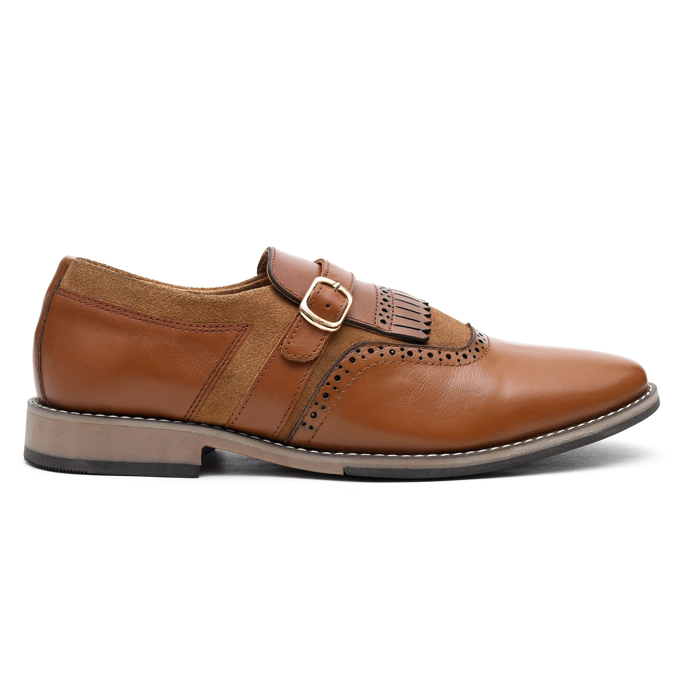 LEATHER SHOES - GARNIZO-025 TAN