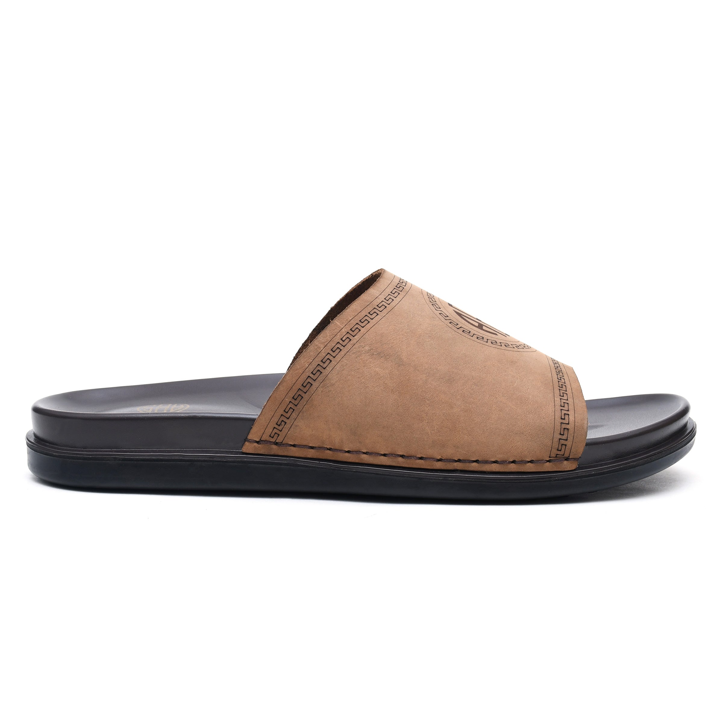 LEATHER SLIPPER - AR-010 TAN