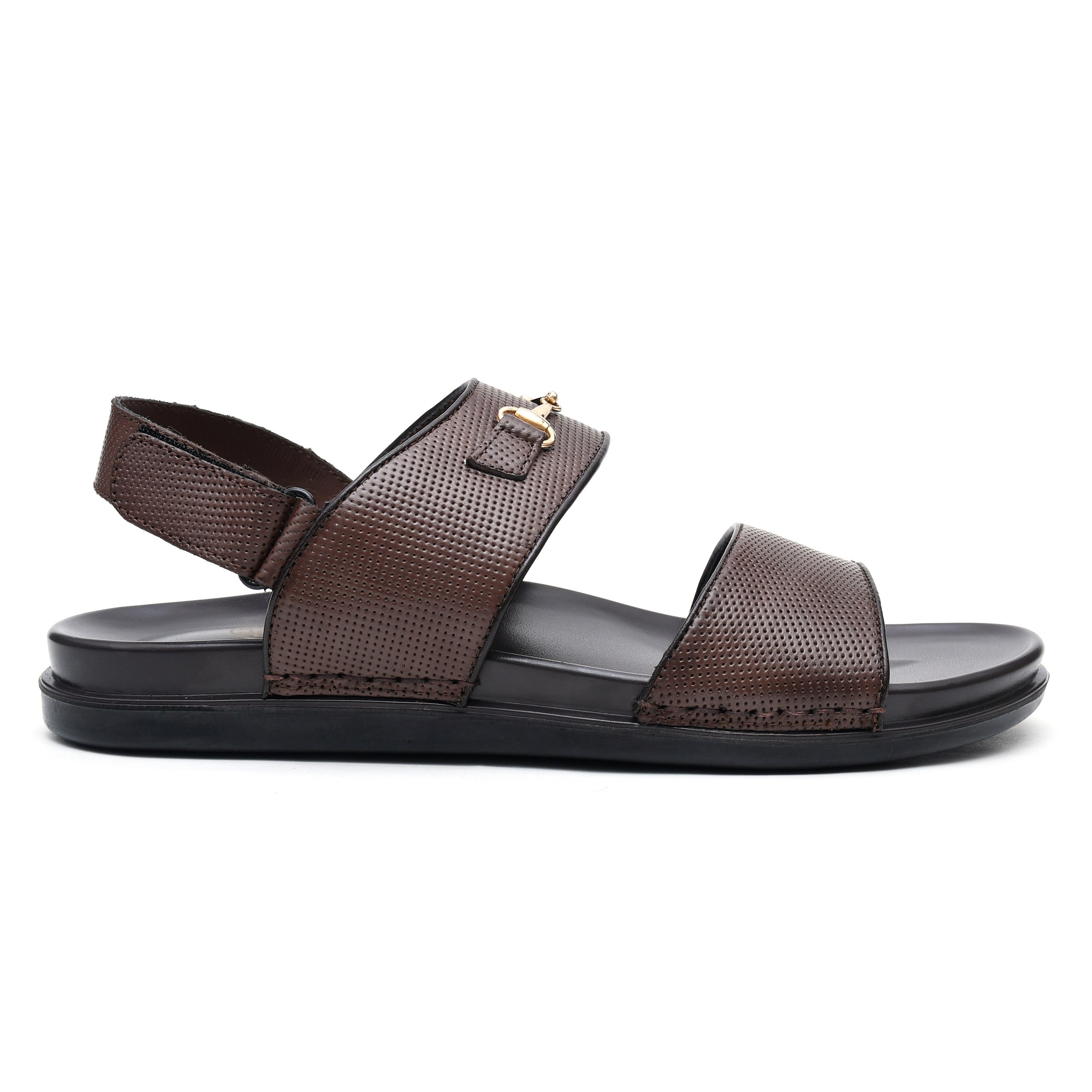LEATHER SANDAL - AR-106  BROWN