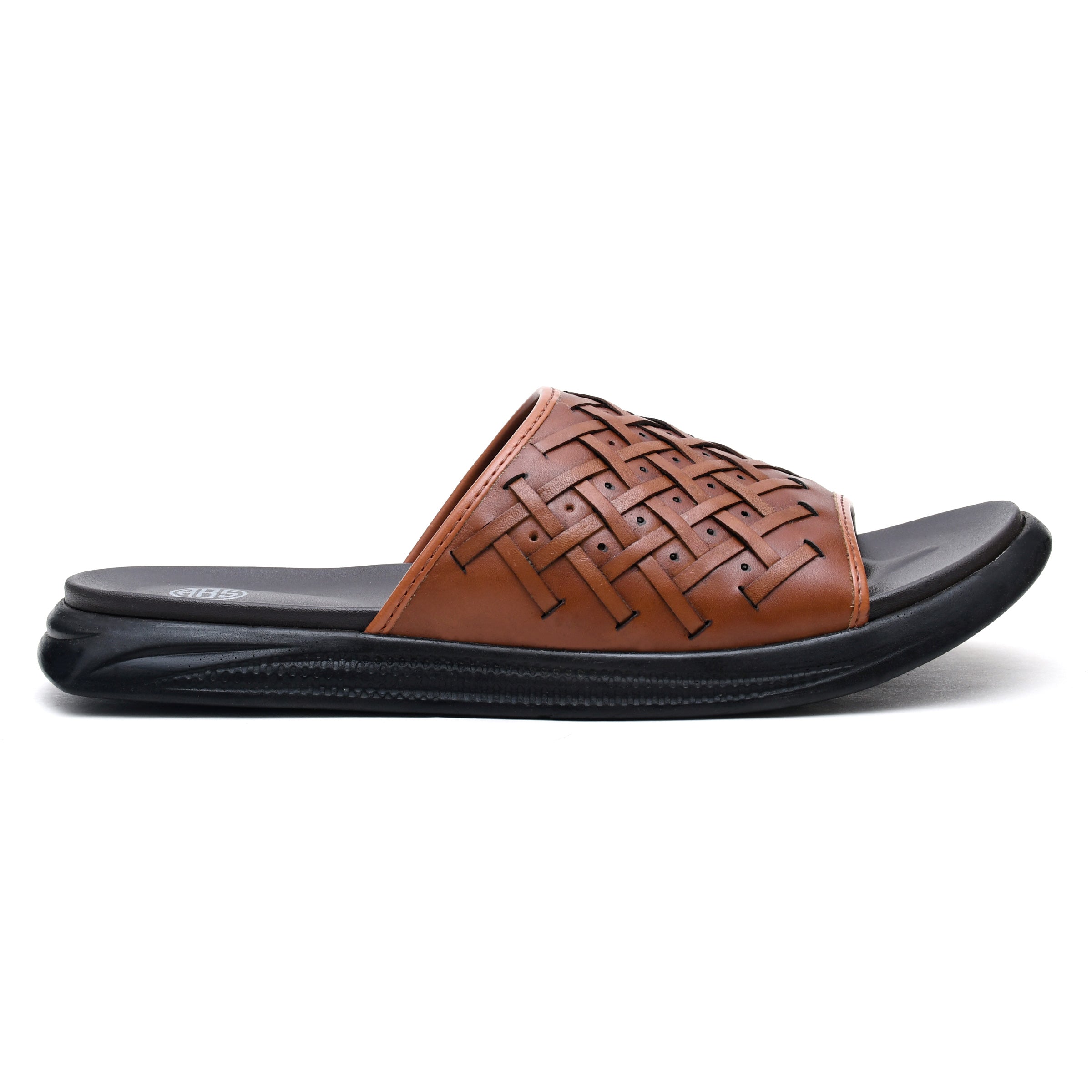 LEATHER SLIPPER - WEB-001 TAN