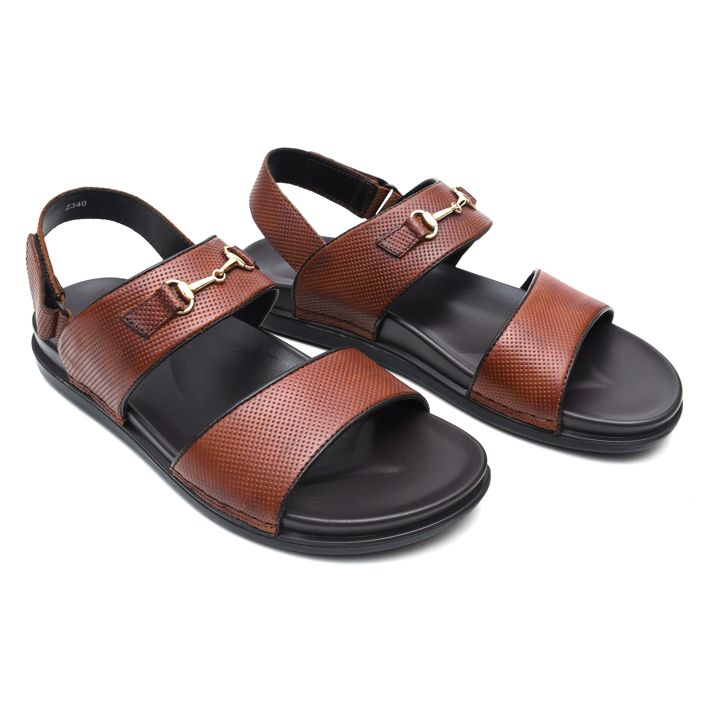 LEATHER SANDAL - AR-106  TAN