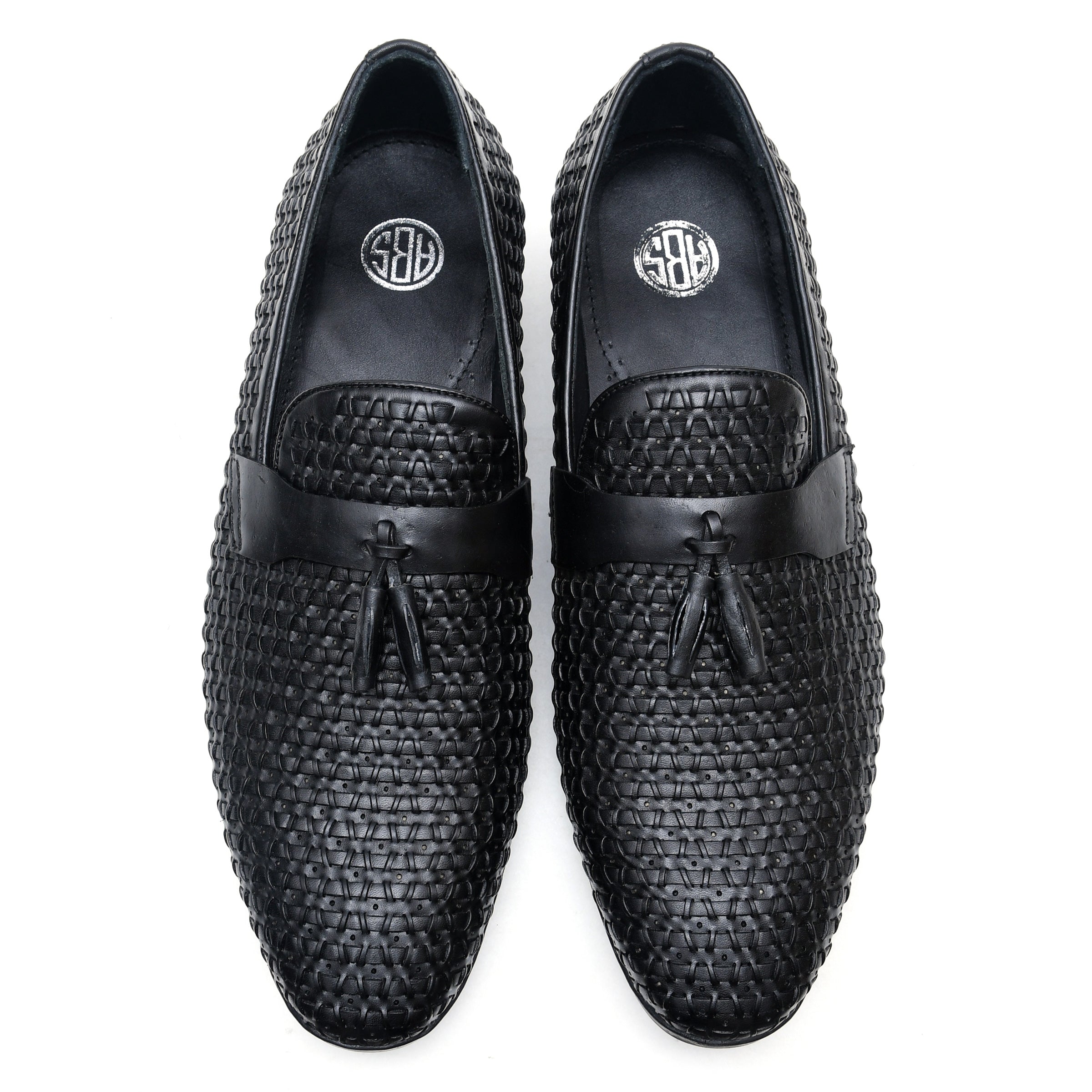 LEATHER SHOES - NCF-021 BLACK