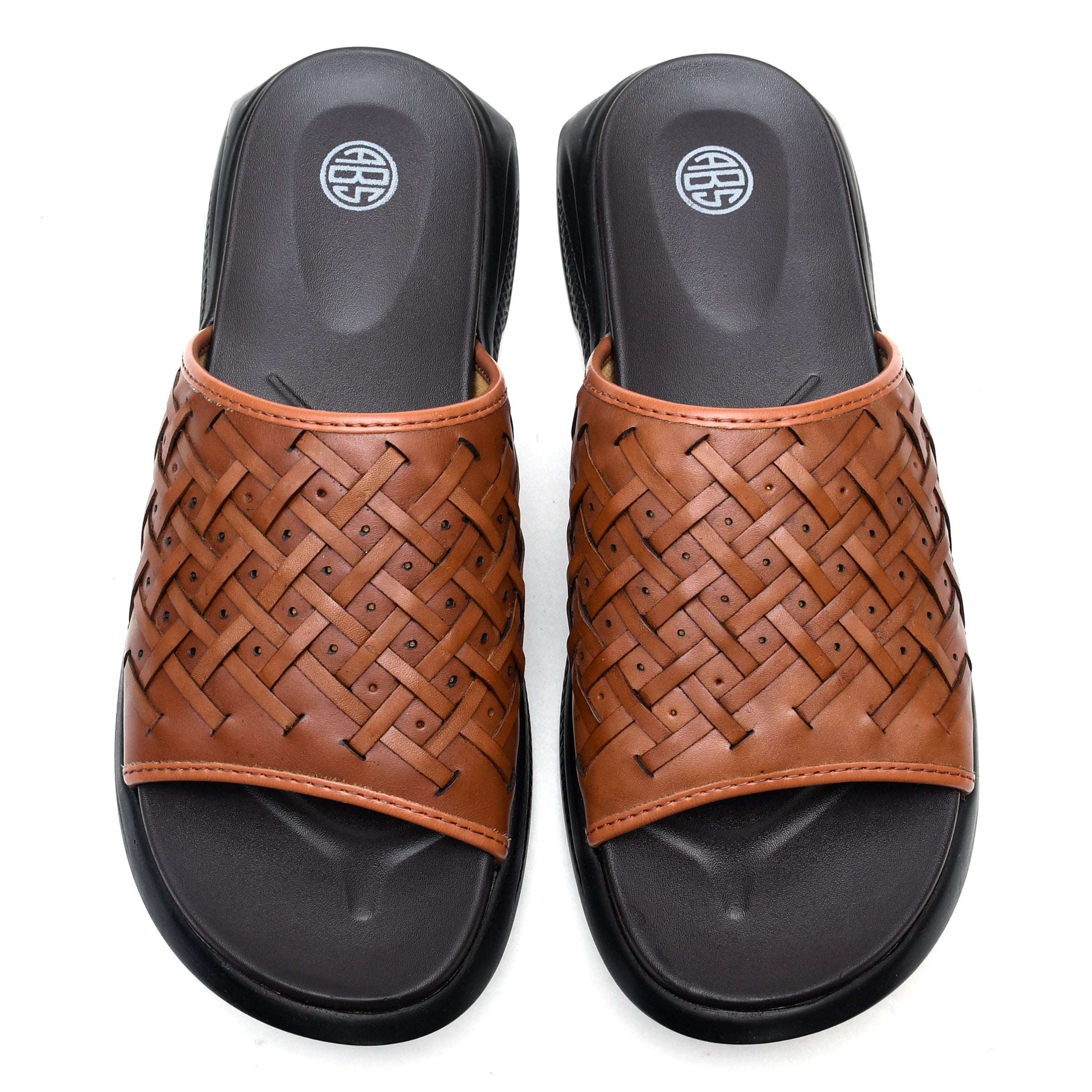 LEATHER SLIPPER - WEB-001 TAN