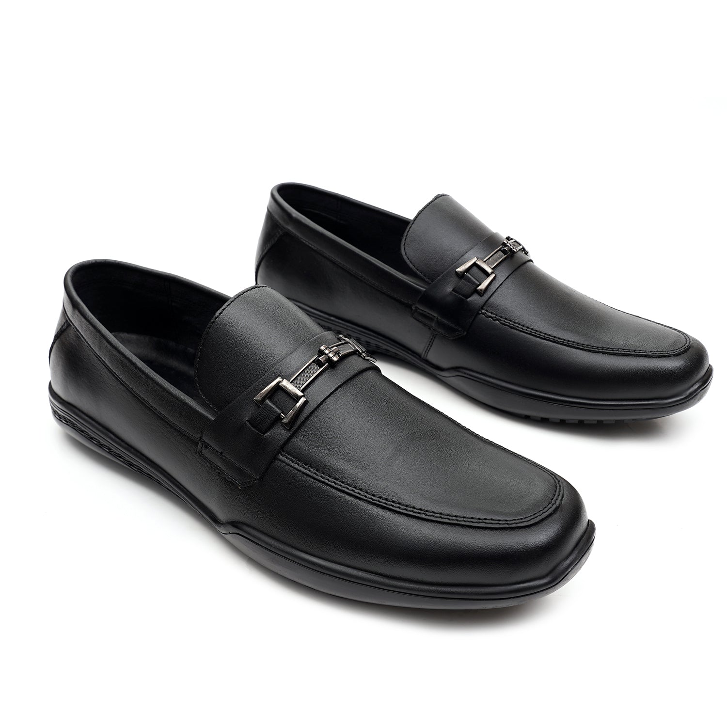 LEATHER SHOES - FBL002 BLACK
