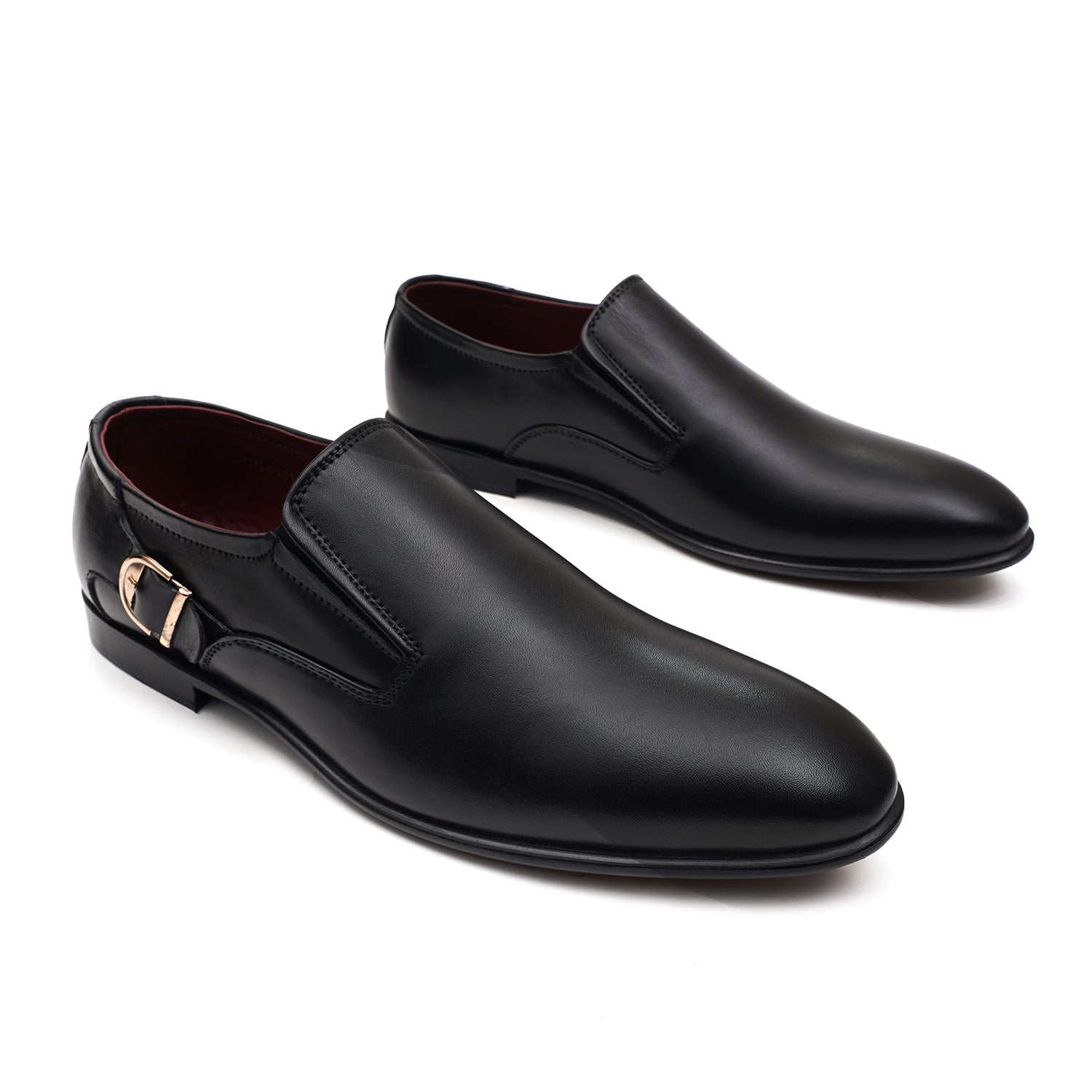 LEATHER SHOES - FCG-8111 BLACK