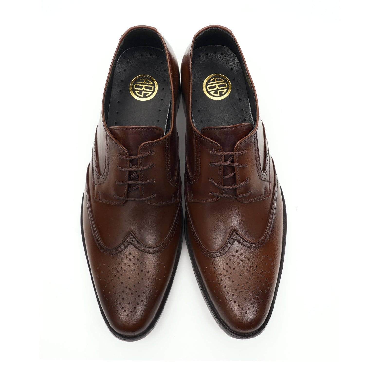 LEATHER SHOES - FCG-8114 BROWN