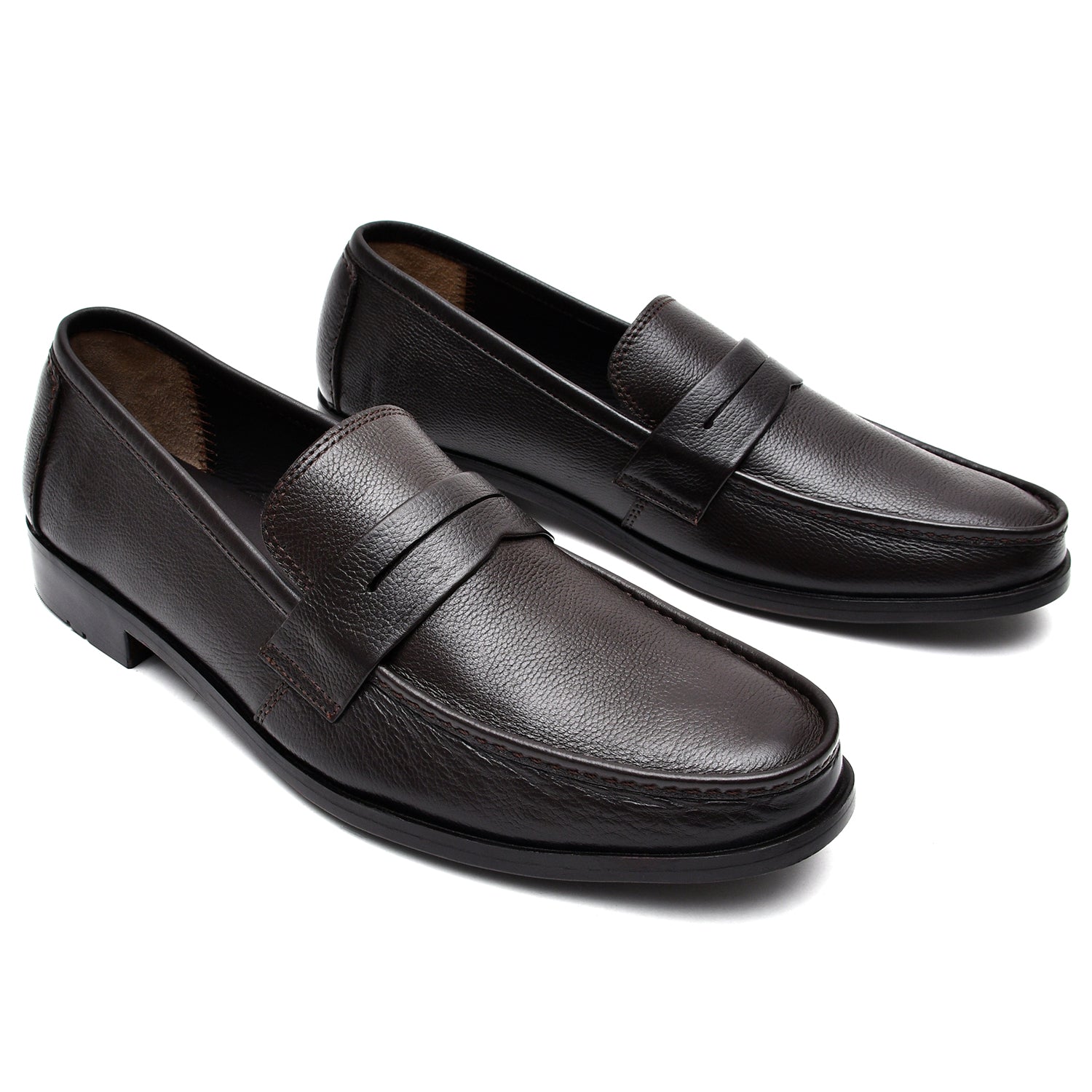 LEATHER SHOES - G-322 BROWN