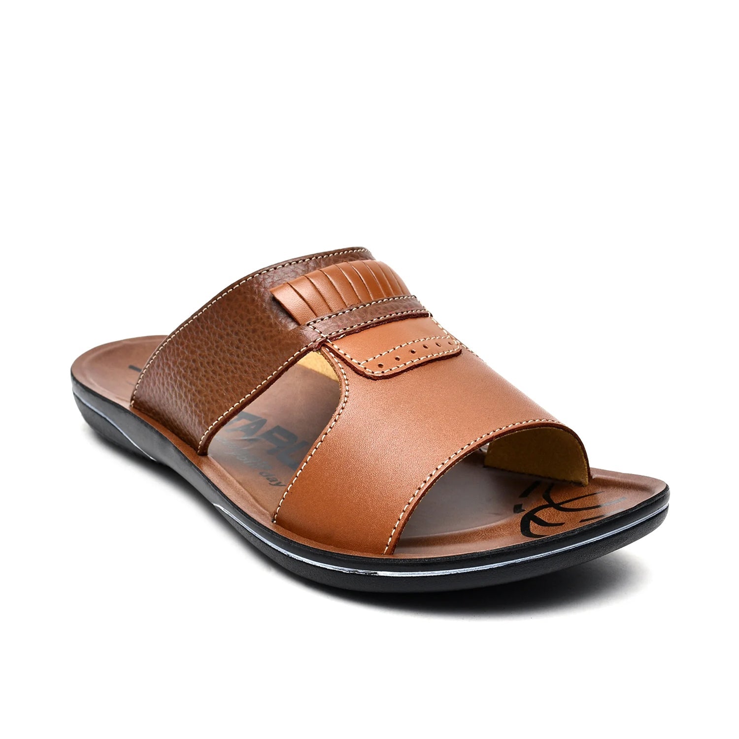 LEATHER SLIPPER - GR-1433 TAN