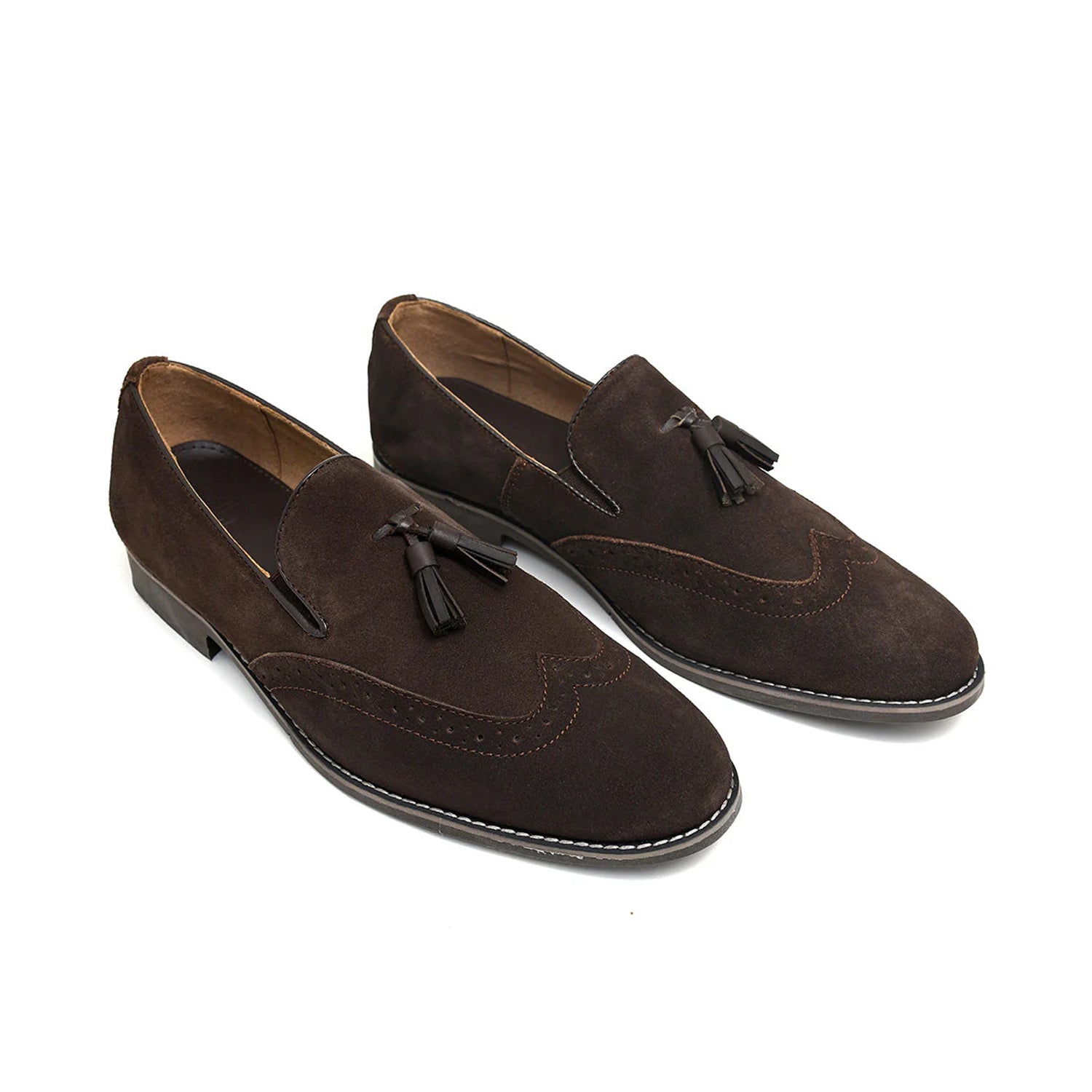 LEATHER SHOES - GARNIZO-022 BROWN