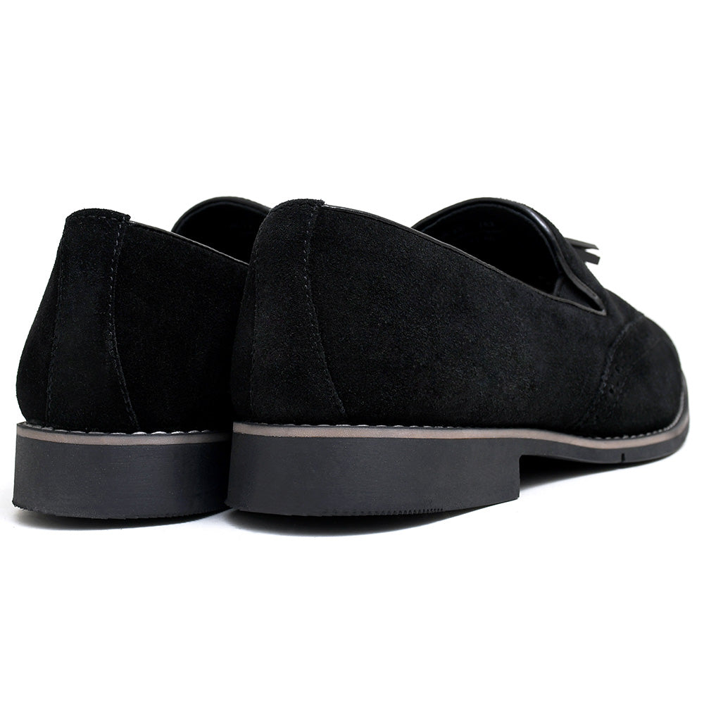 LEATHER SHOES - GARNIZO-022 BLACK