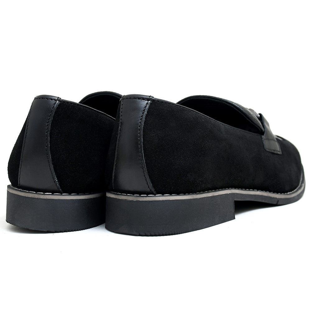 LEATHER SHOES - GARNIZO-023 BLACK