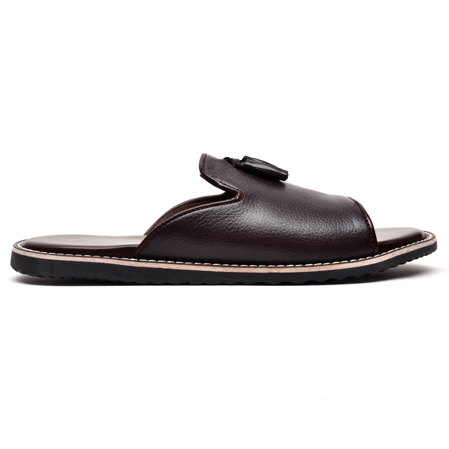 LEATHER SLIPPER - GEOX-009 MAROON