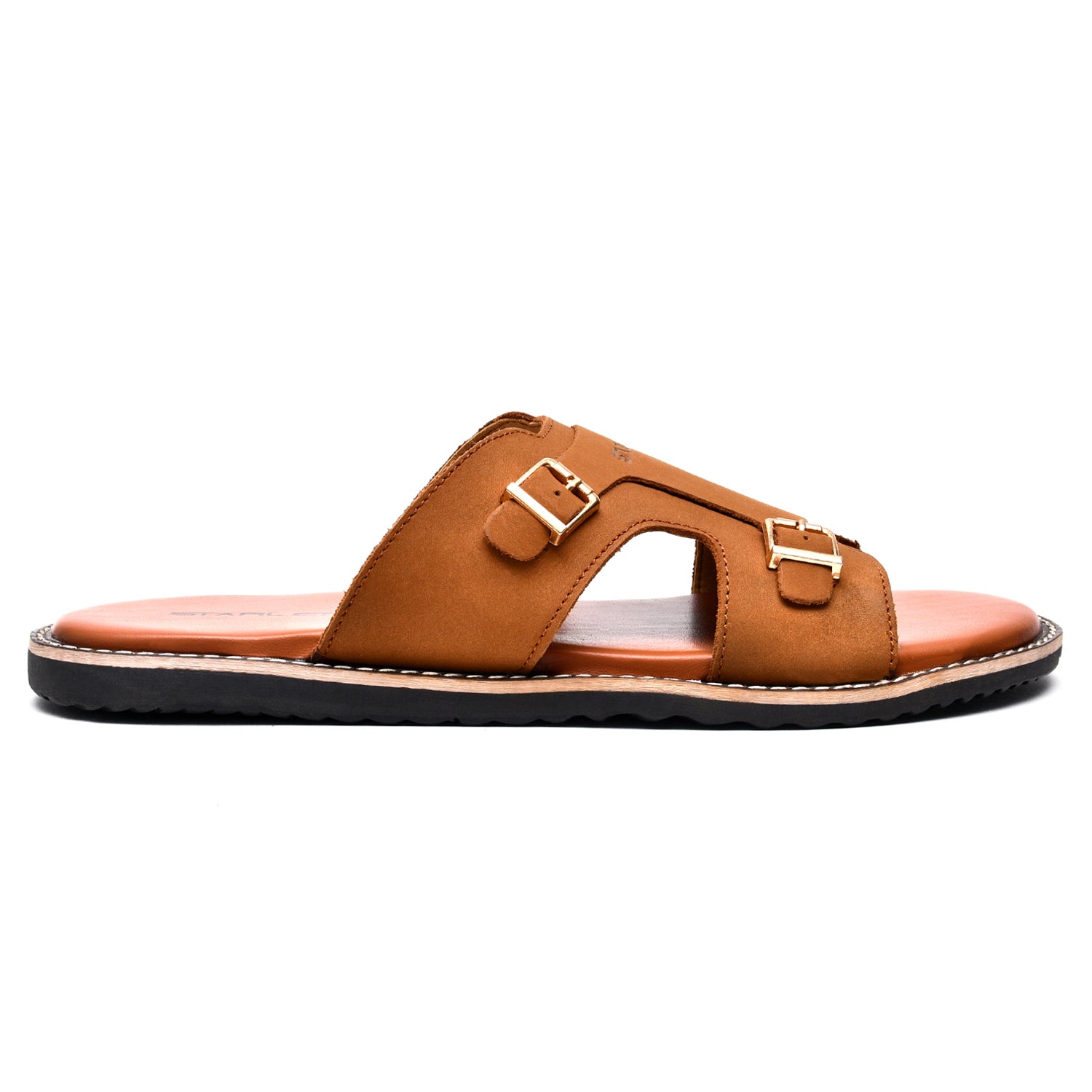 LEATHER SLIPPER - GEOX-021 TAN
