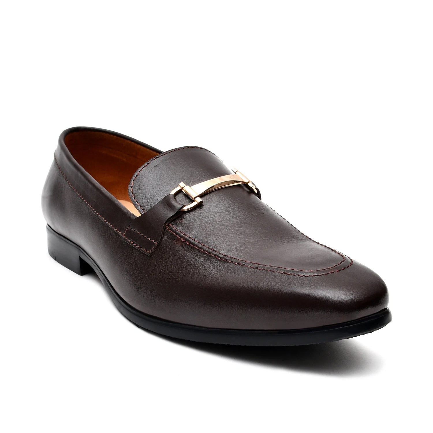 LEATHER SHOES - HB-04 BROWN