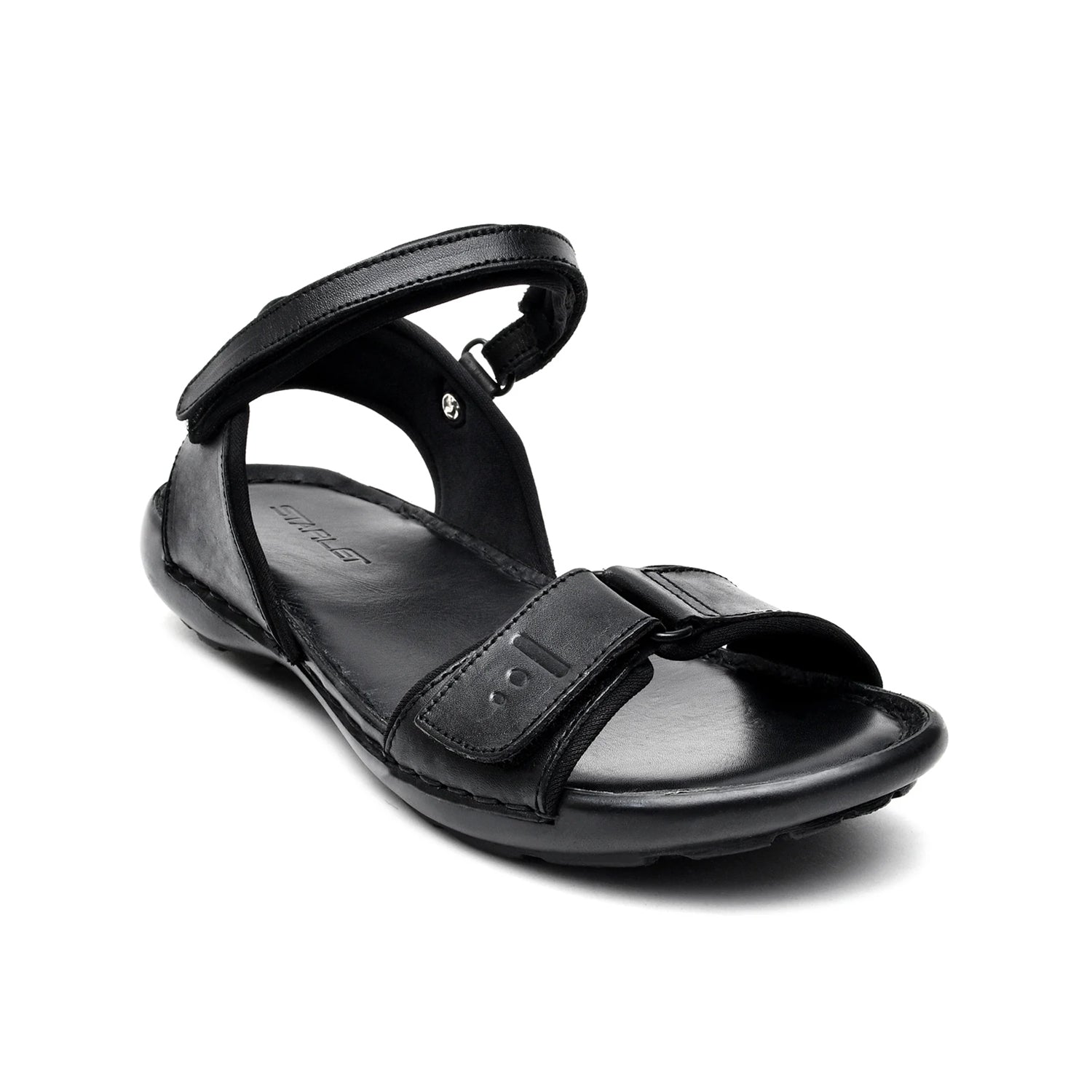 LEATHER SANDAL - HJ-001 BLACK