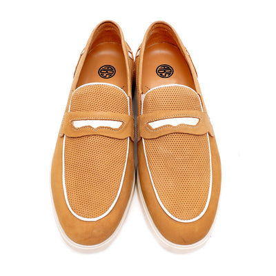 LEATHER SHOES - LBY-051 CAMEL