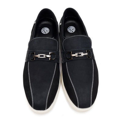 LEATHER SHOES - LBY-052 BLACK