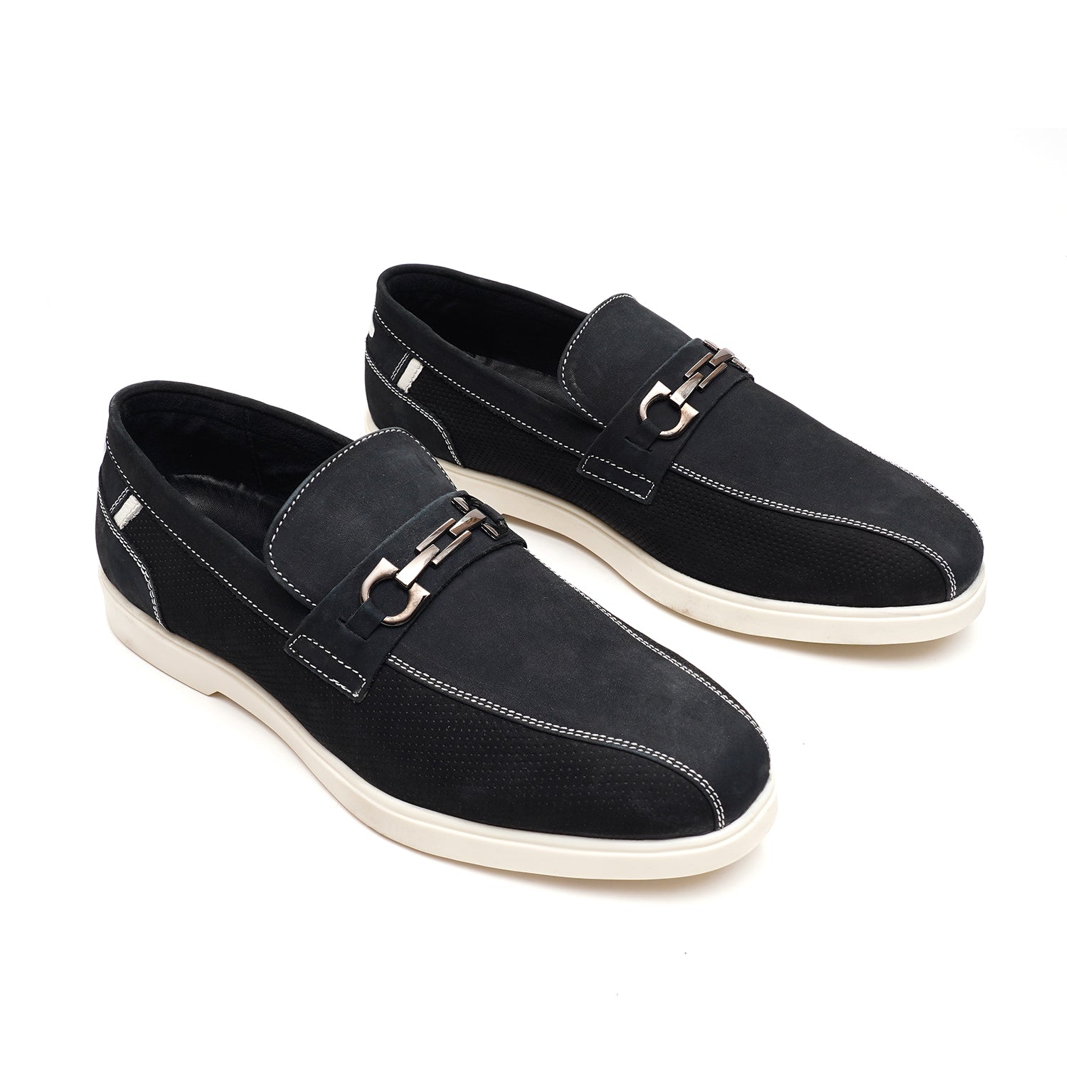 LEATHER SHOES - LBY052 BLACK