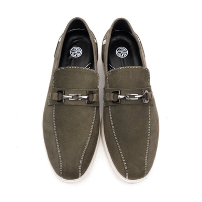 LEATHER SHOES - LBY-052 GREEN