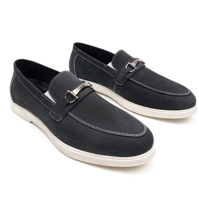 LEATHER SHOES - LBY-053 BLUE