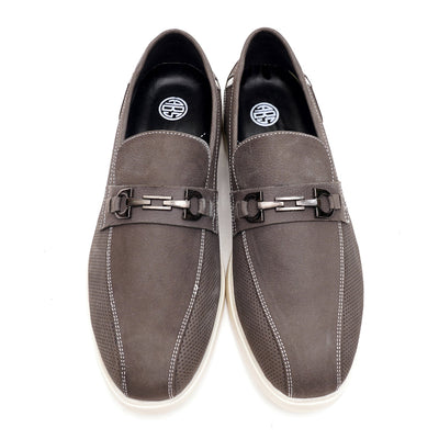 LEATHER SHOES - LBY-052 GREY