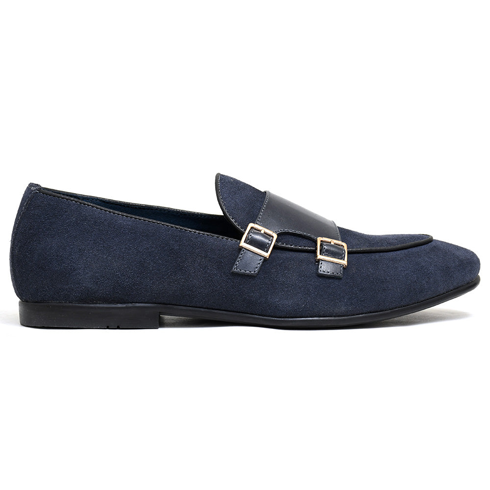 LEATHER SHOES - MICHAEL-011 BLUE