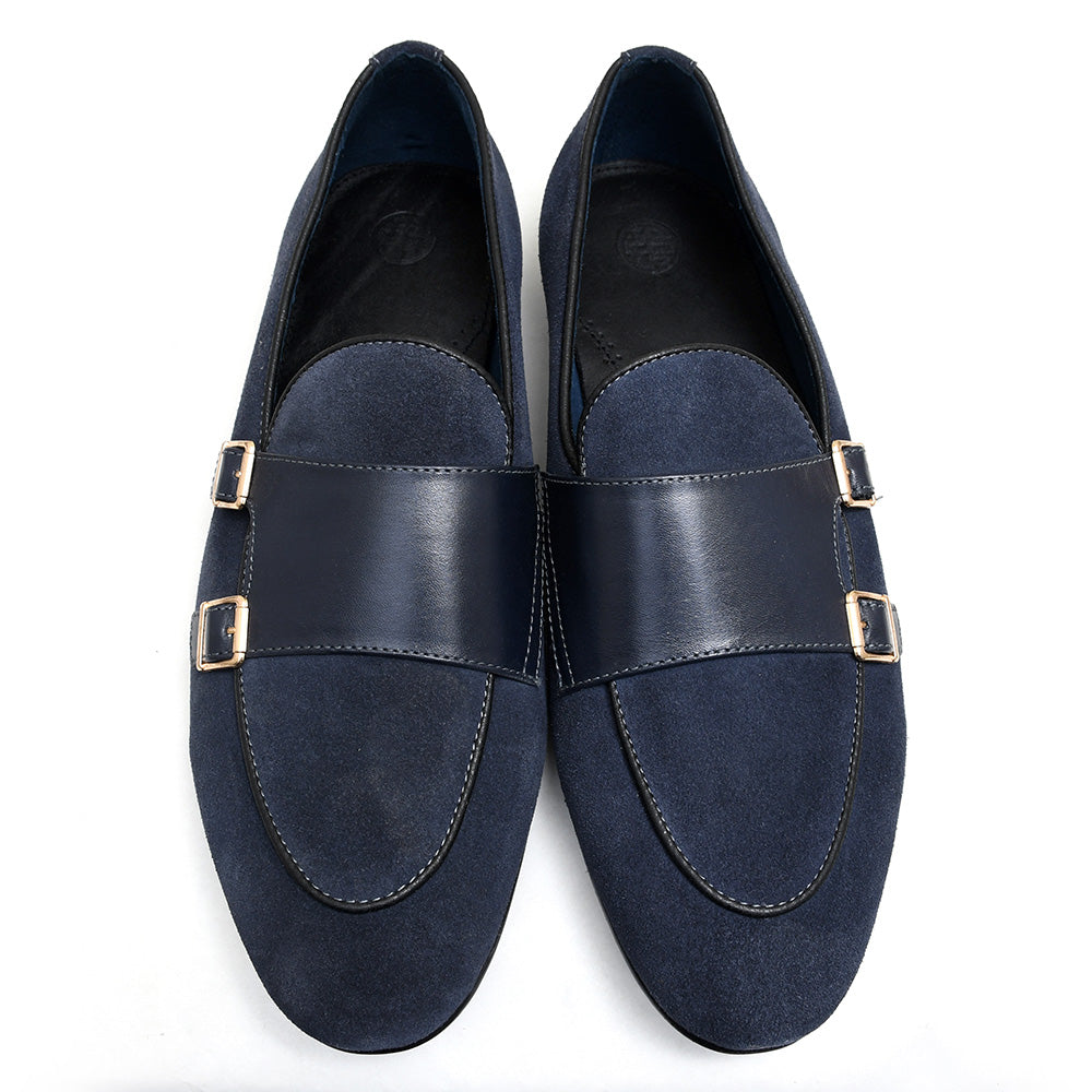 LEATHER SHOES - MICHAEL-011 BLUE