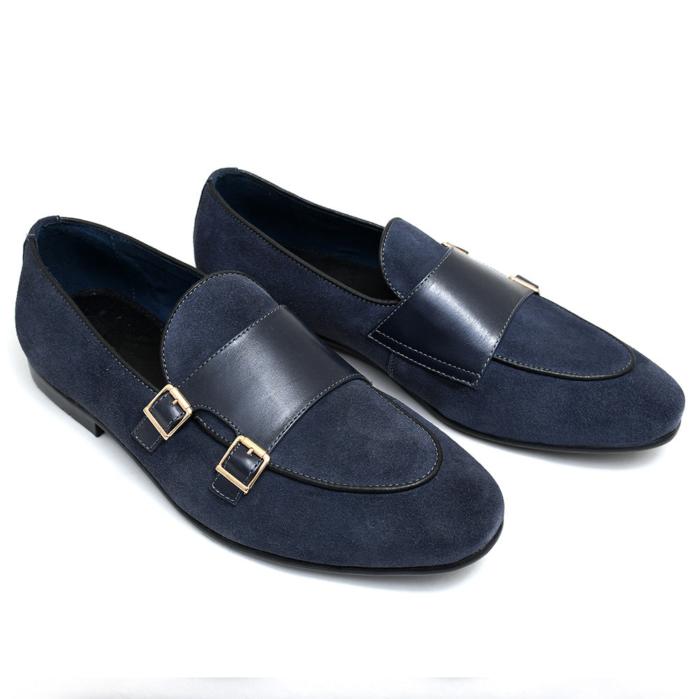 LEATHER SHOES - MICHAEL-011 BLUE