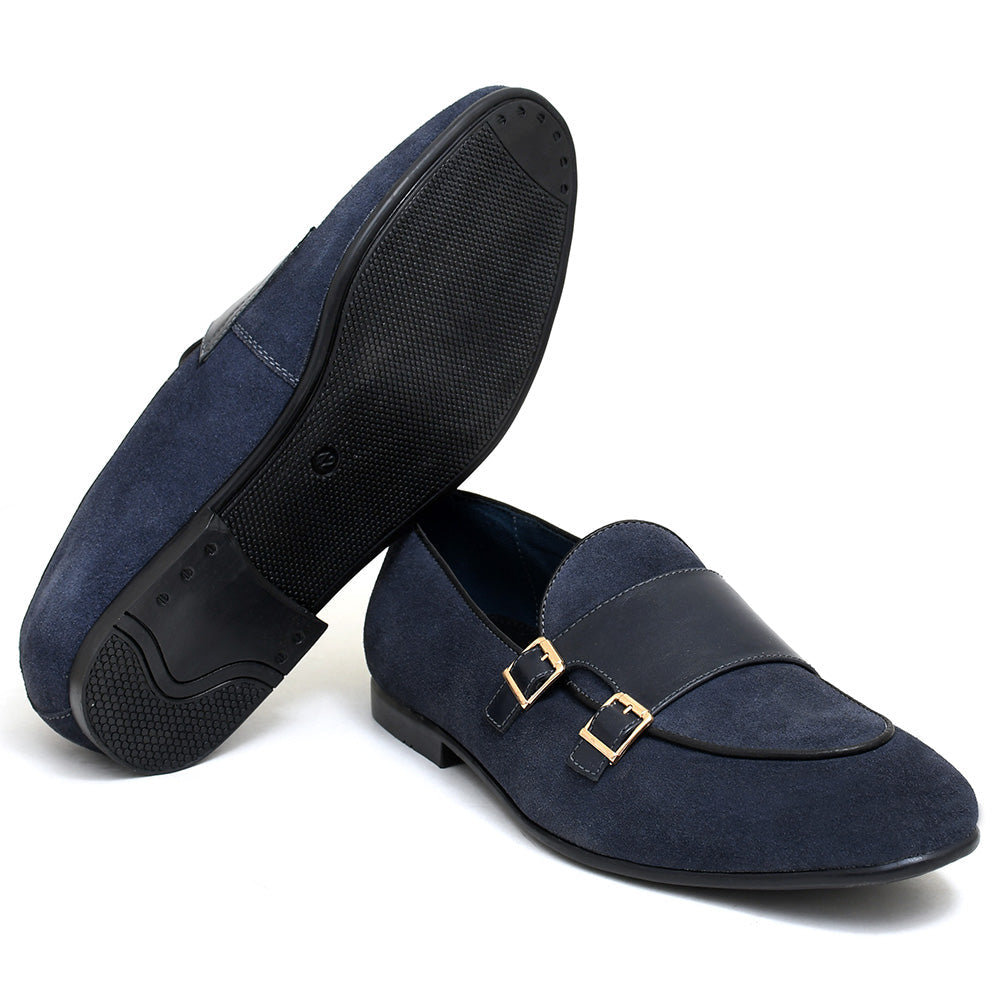 LEATHER SHOES - MICHAEL-011 BLUE