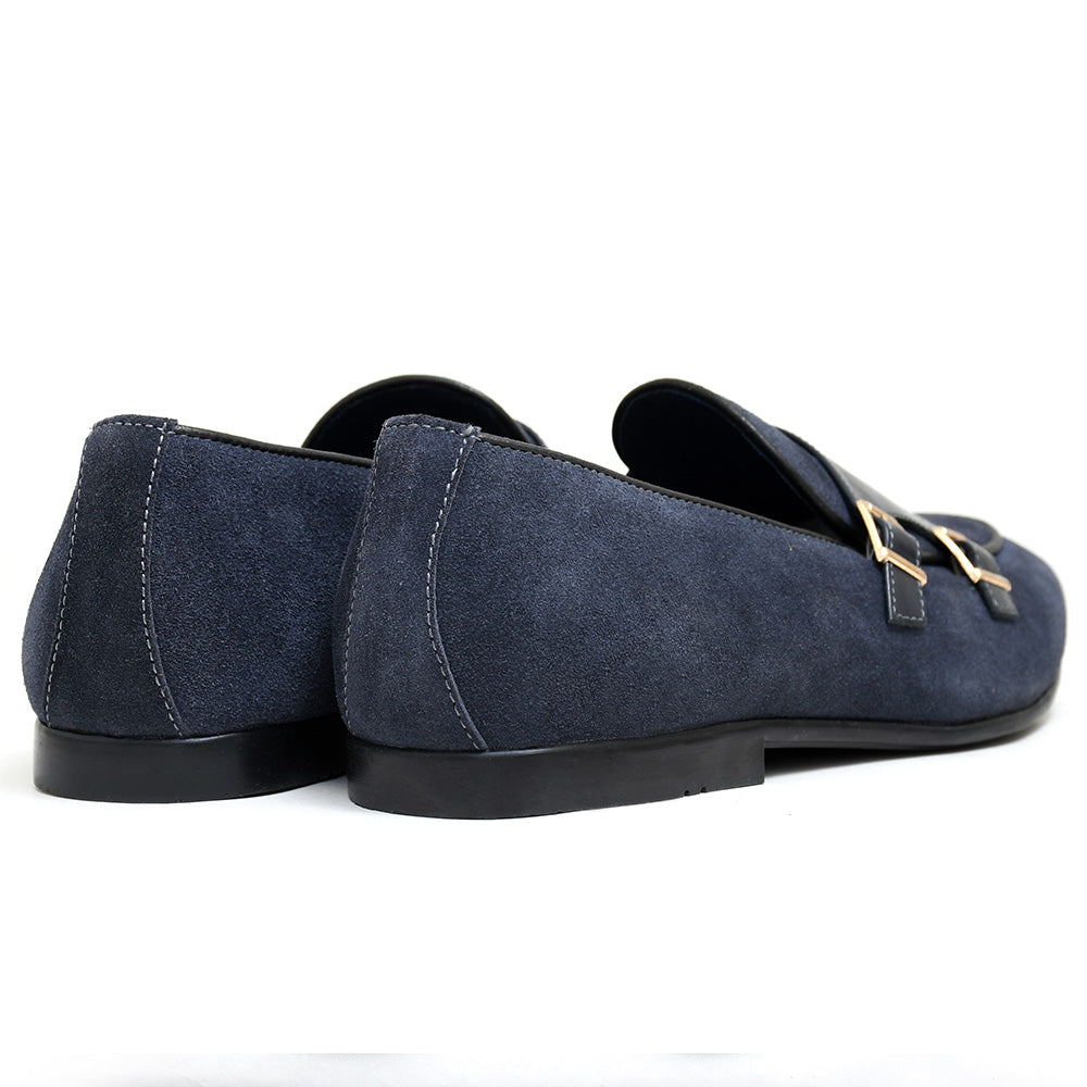 LEATHER SHOES - MICHAEL-011 BLUE